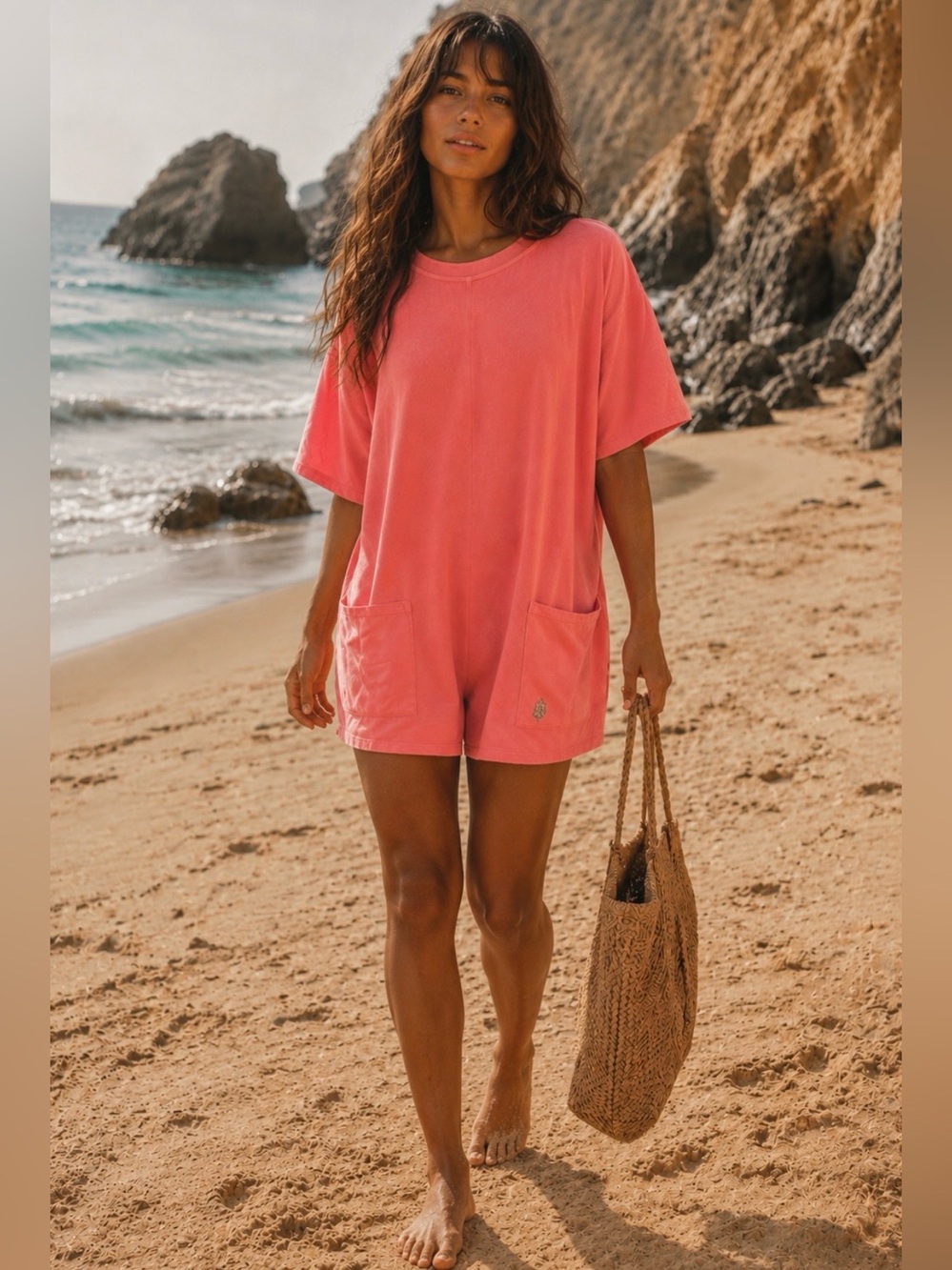 NWOT Free People Hot Shot Tee Romper